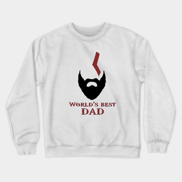 World's Best Dad Crewneck Sweatshirt by bakru84